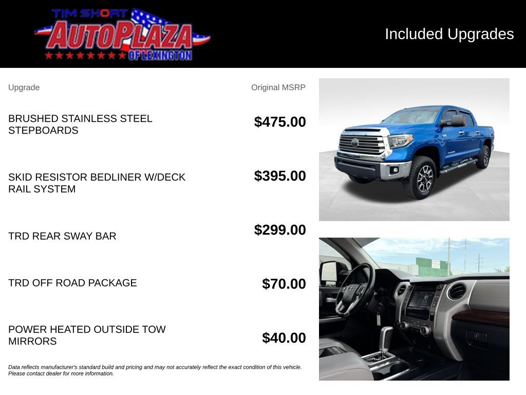 Used 2018 Toyota Tundra Limited w/ TRD Off Road Package AWD/4WD image 22