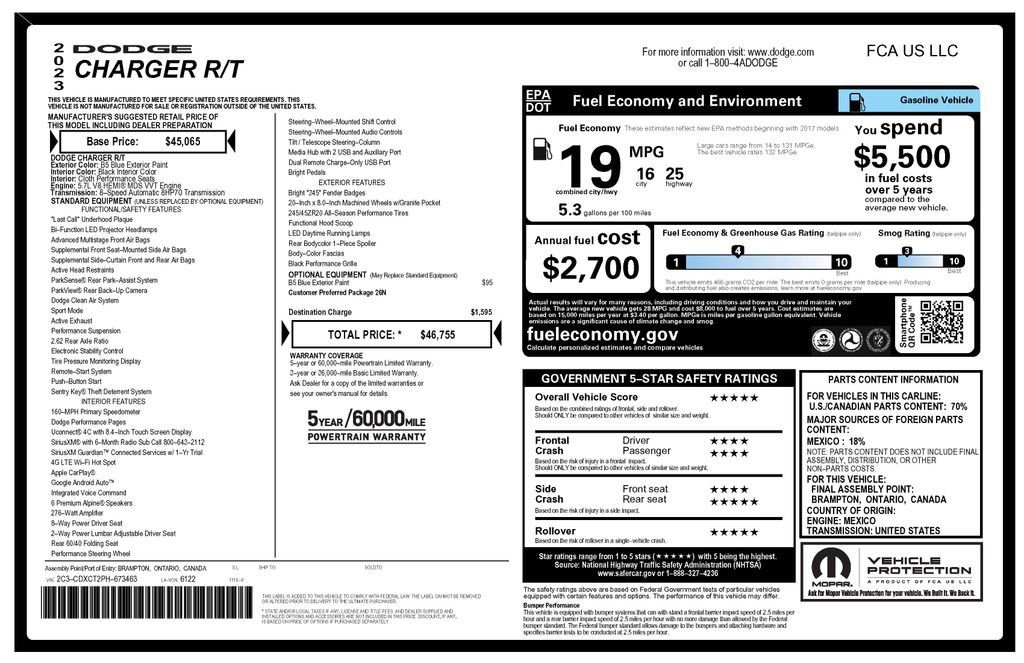 Certified 2023 Dodge Charger R/T image 2