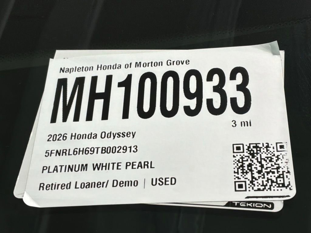 Certified 2026 Honda Odyssey EX-L image 37