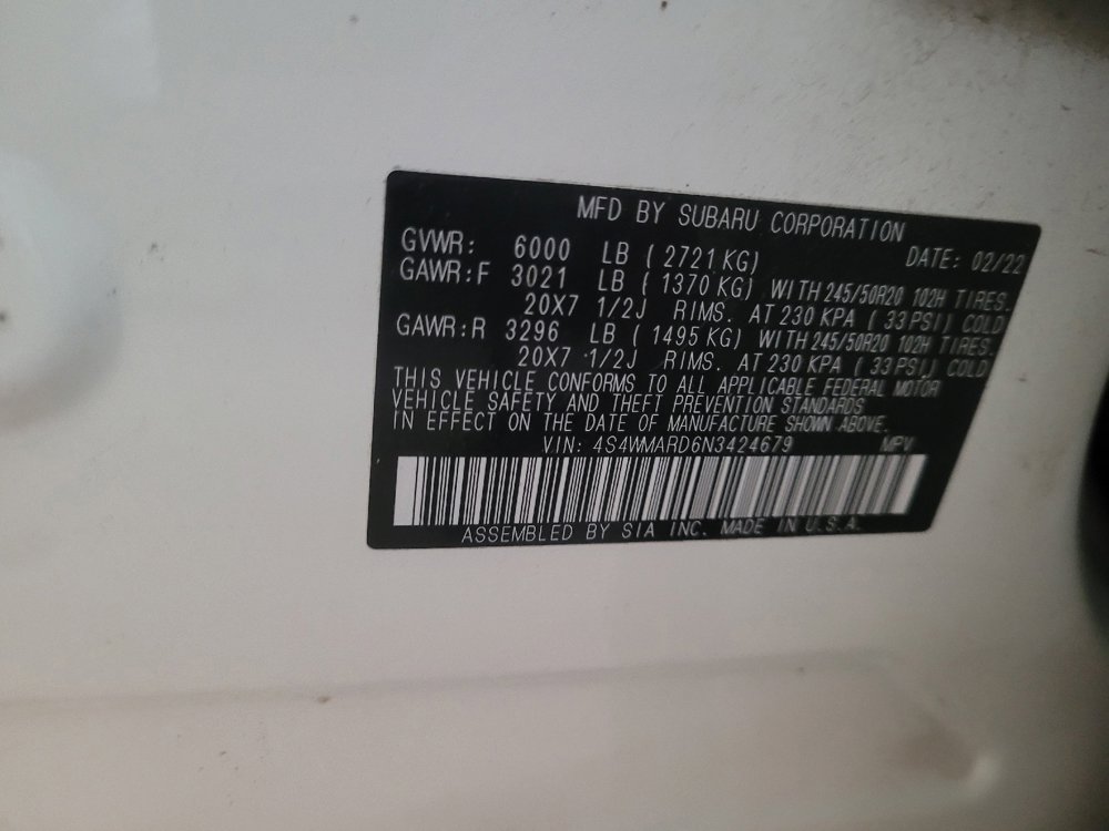Used 2022 Subaru Ascent Touring AWD/4WD image 33