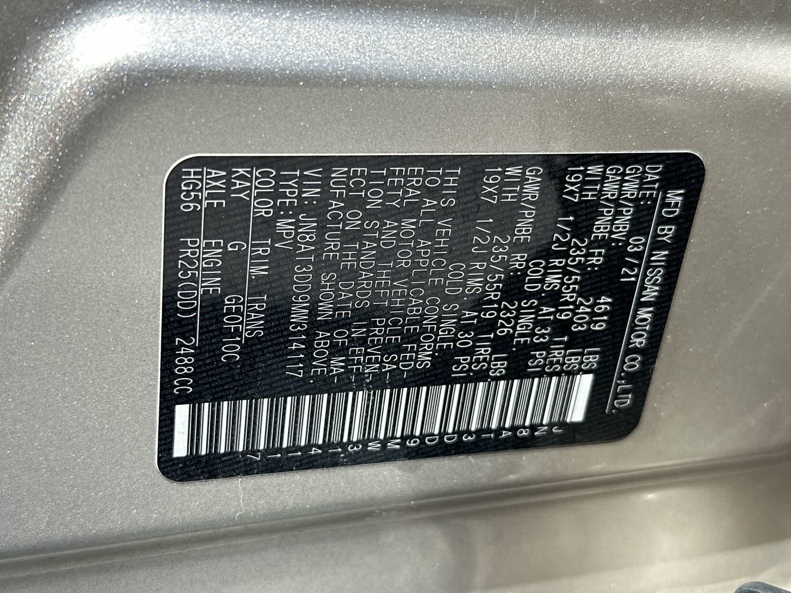 Used 2021 Nissan Rogue Platinum AWD/4WD image 23