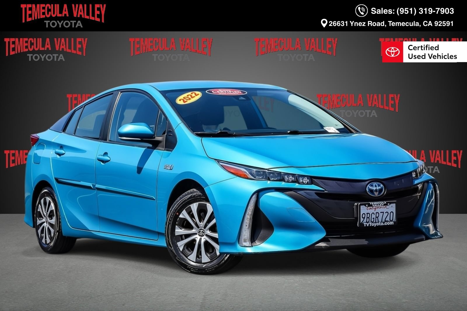 Certified 2022 Toyota Prius Prime XLE FWD image 1