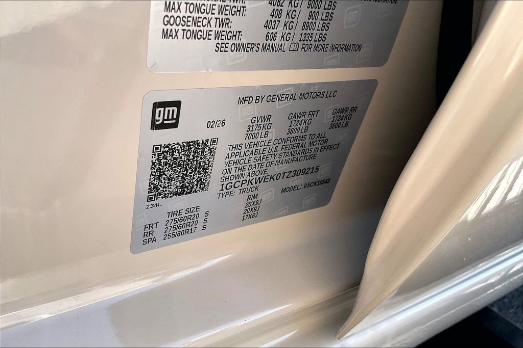 New 2026 Chevrolet Silverado 1500 RST w/ RST Select Package AWD/4WD image 8