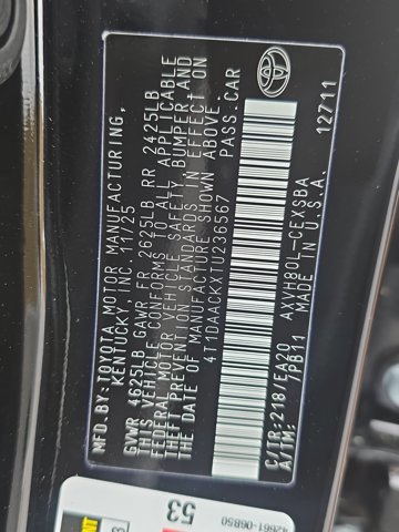 New 2026 Toyota Camry Nightshade image 20