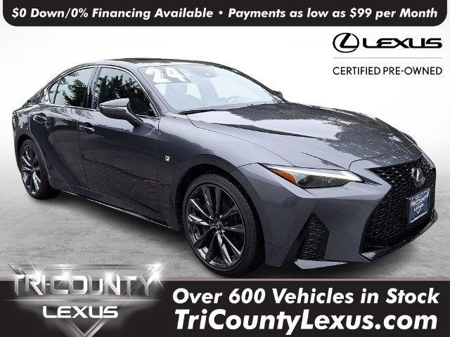 Certified 2024 Lexus IS 350 F Sport w/ Memory Package
