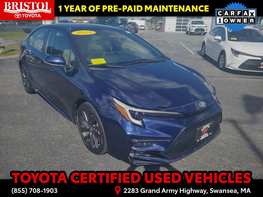 Certified 2023 Toyota Corolla SE w/ SE Premium Package