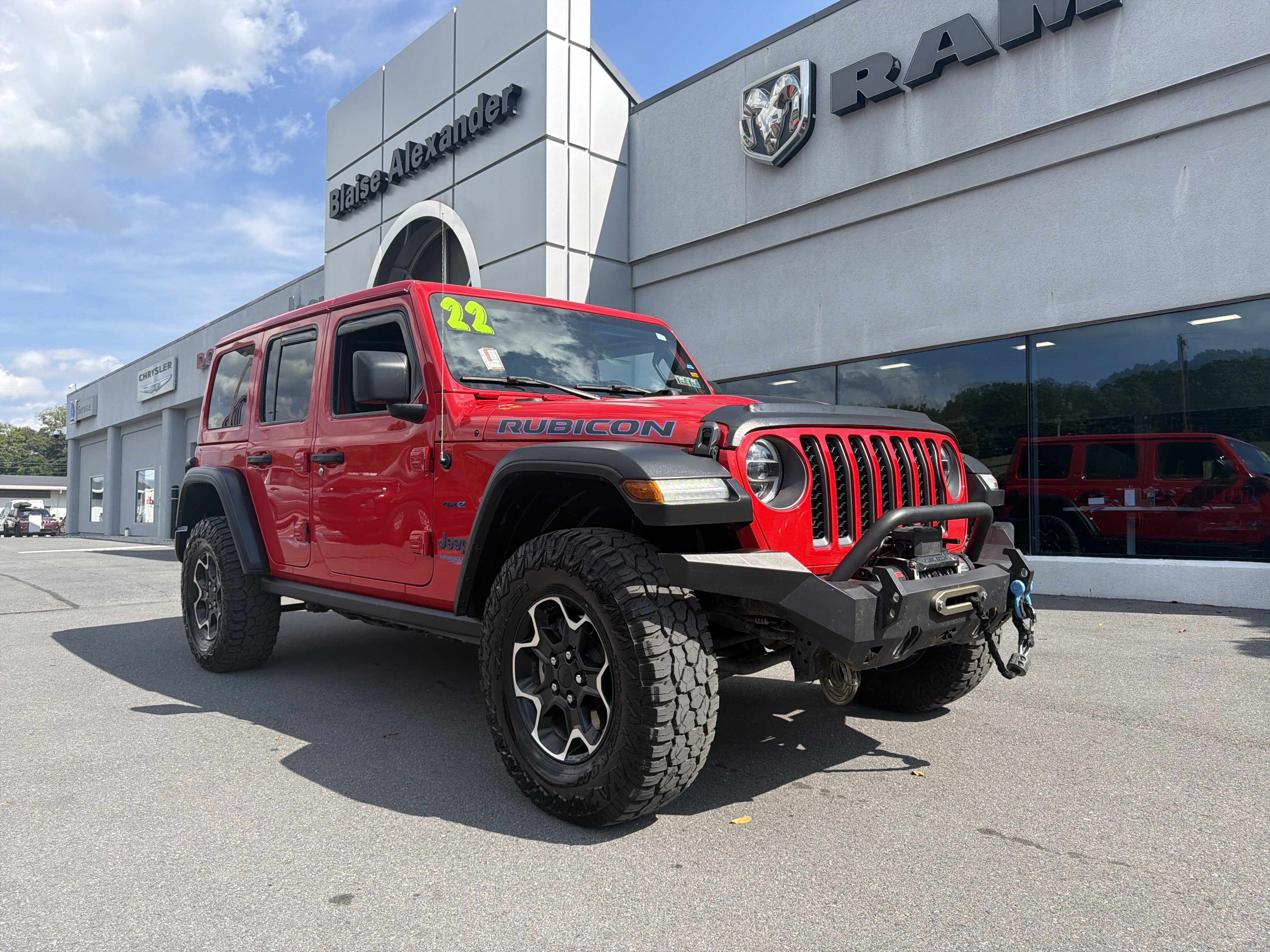 Used 2022 Jeep Wrangler Unlimited Rubicon 4xe AWD/4WD image 1