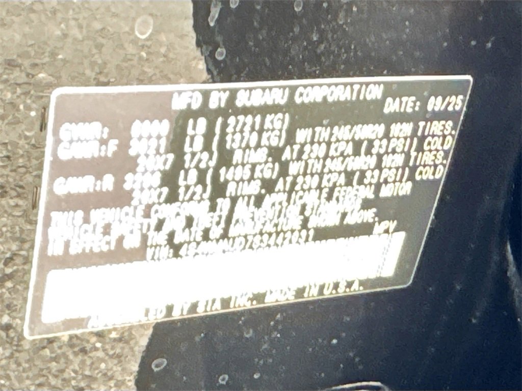 New 2025 Subaru Ascent Touring image 33