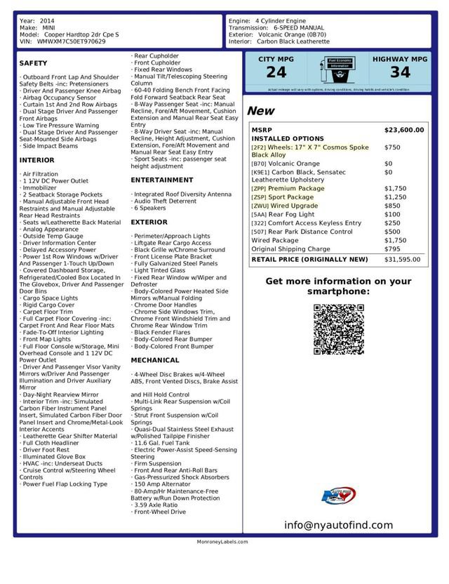 Used 2014 MINI Cooper S FWD image 12