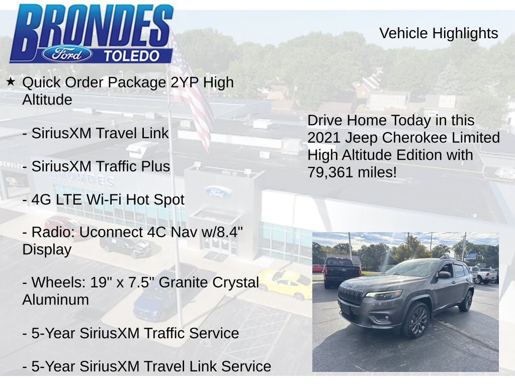 Used 2021 Jeep Cherokee High Altitude AWD/4WD image 17