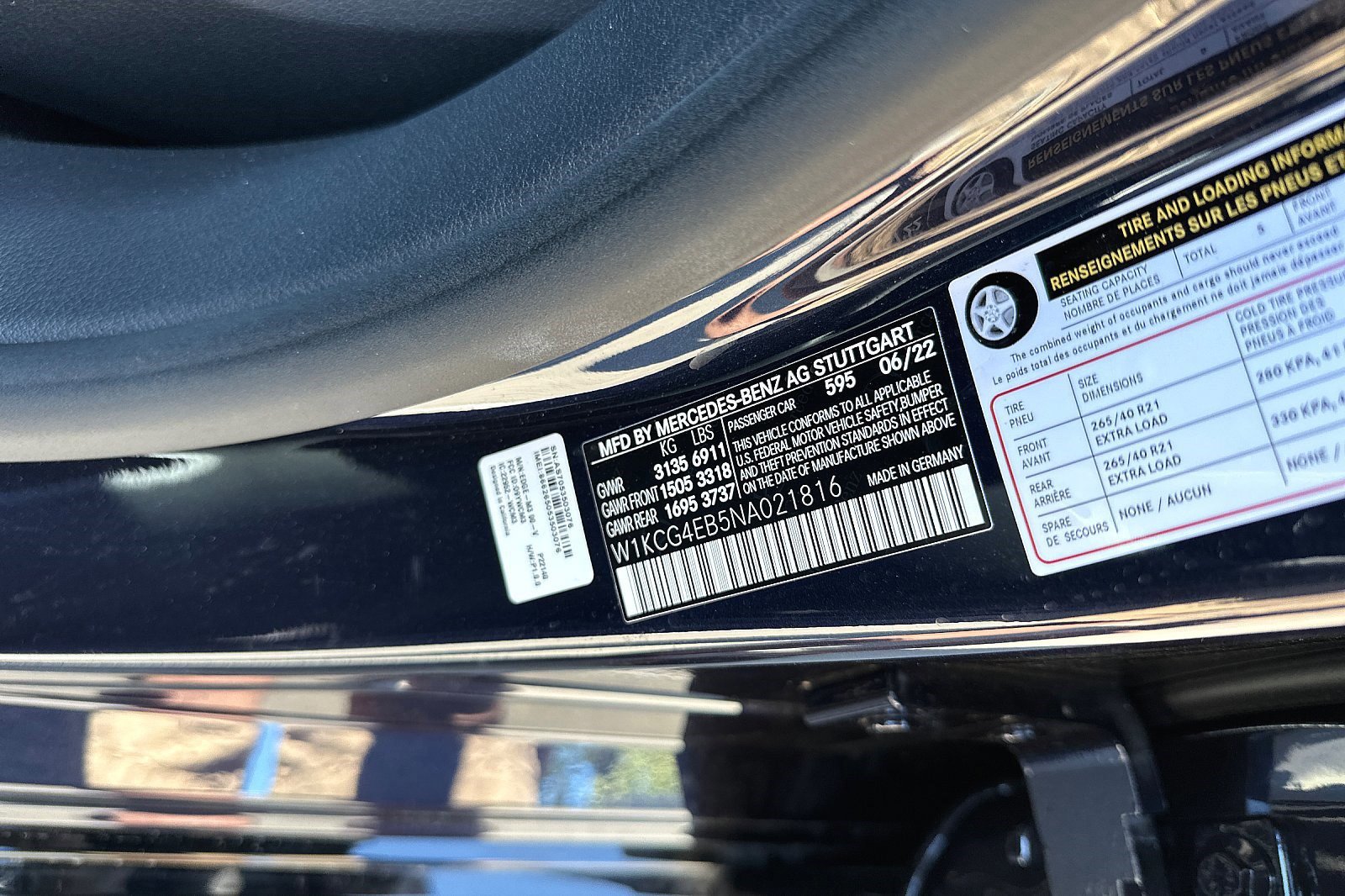 Used 2022 Mercedes-Benz EQS 580 4MATIC Sedan image 15