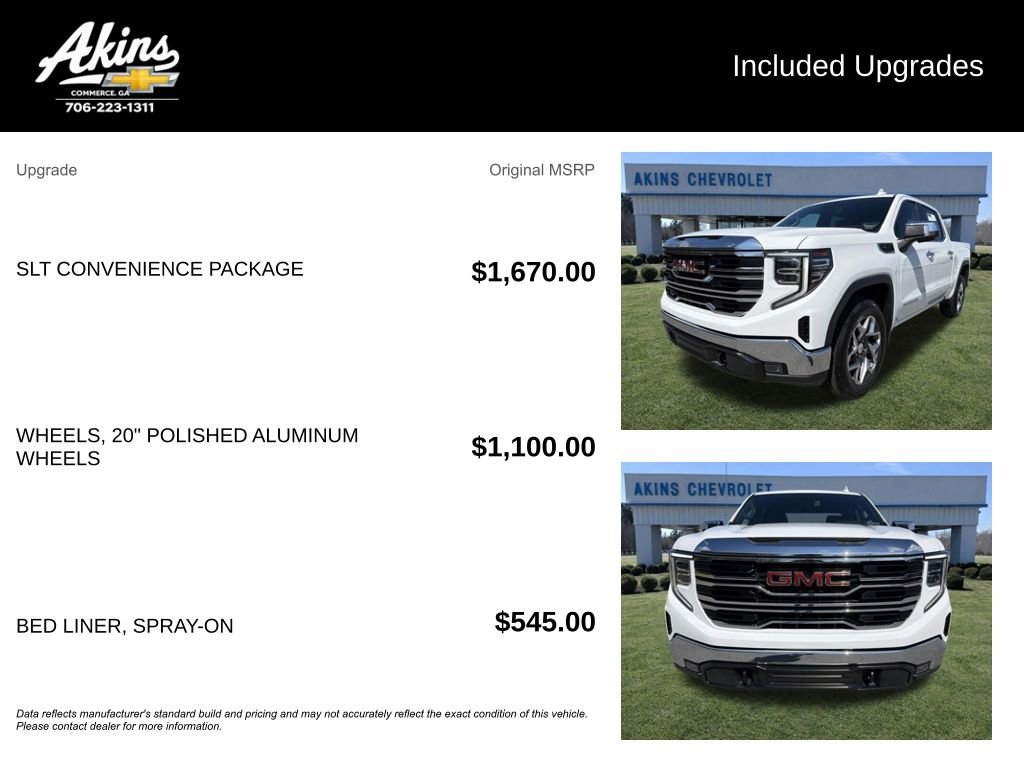 Certified 2023 GMC Sierra 1500 SLT w/ SLT Convenience Package image 5