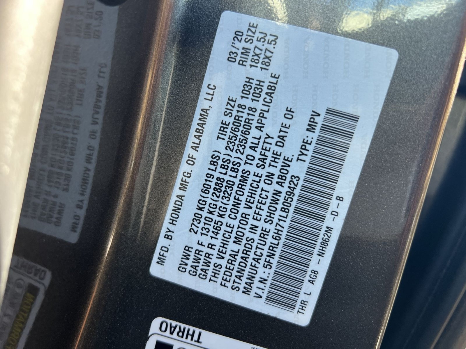 Used 2020 Honda Odyssey EX-L image 27
