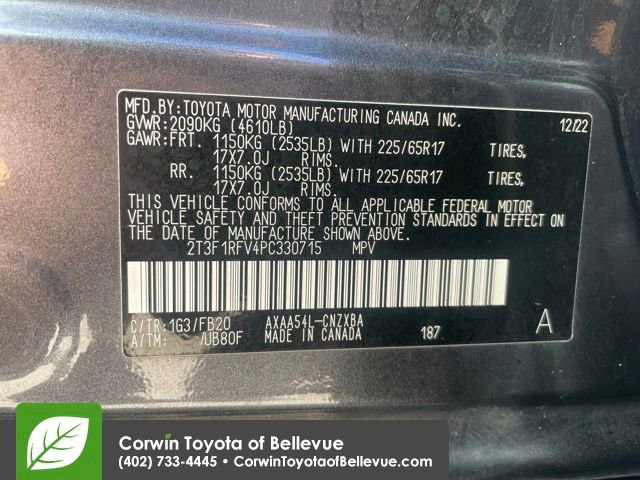 Used 2023 Toyota RAV4 LE image 10