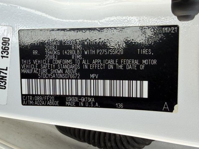 Certified 2022 Toyota Sequoia TRD Sport RWD image 27