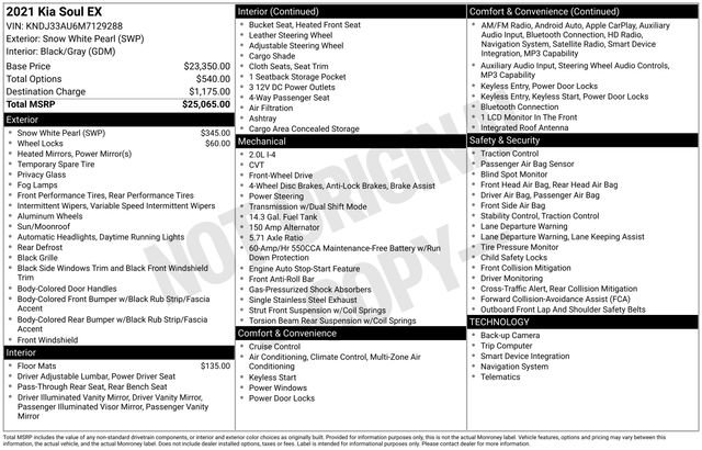 Certified 2021 Kia Soul EX FWD image 31