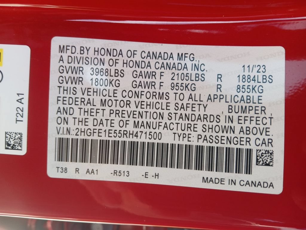 Used 2024 Honda Civic Si image 38