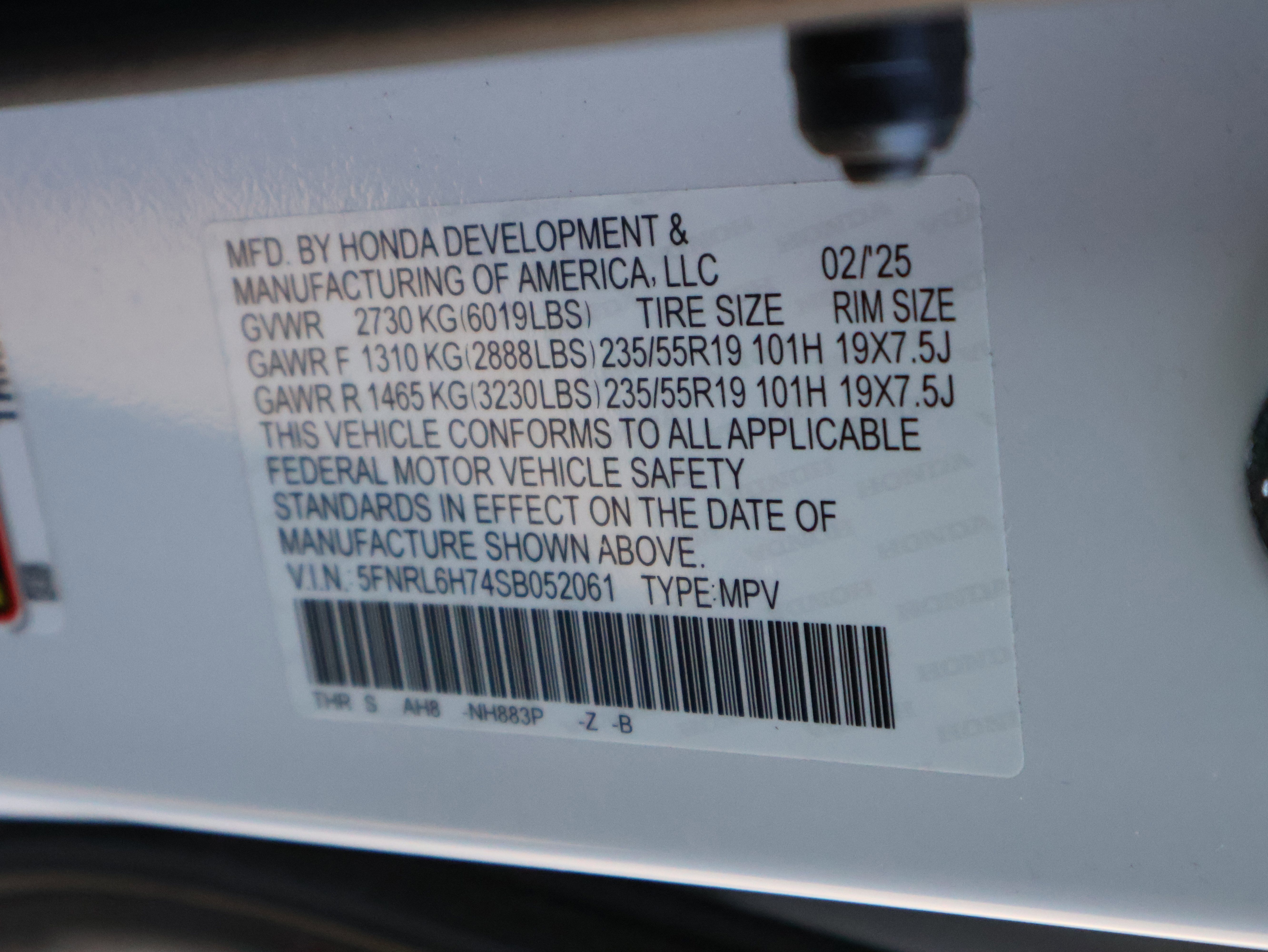 Used 2025 Honda Odyssey Sport-L image 43