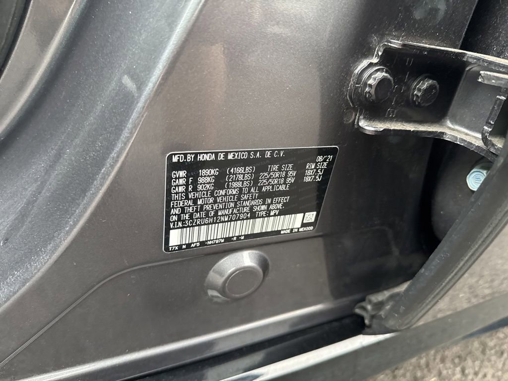 Certified 2022 Honda HR-V Sport image 22