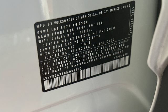 Certified 2024 Volkswagen Tiguan S image 39