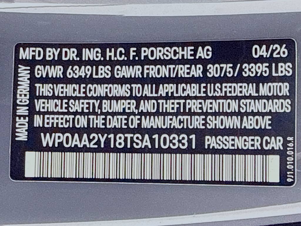 New 2026 Porsche Taycan AWD/4WD image 34