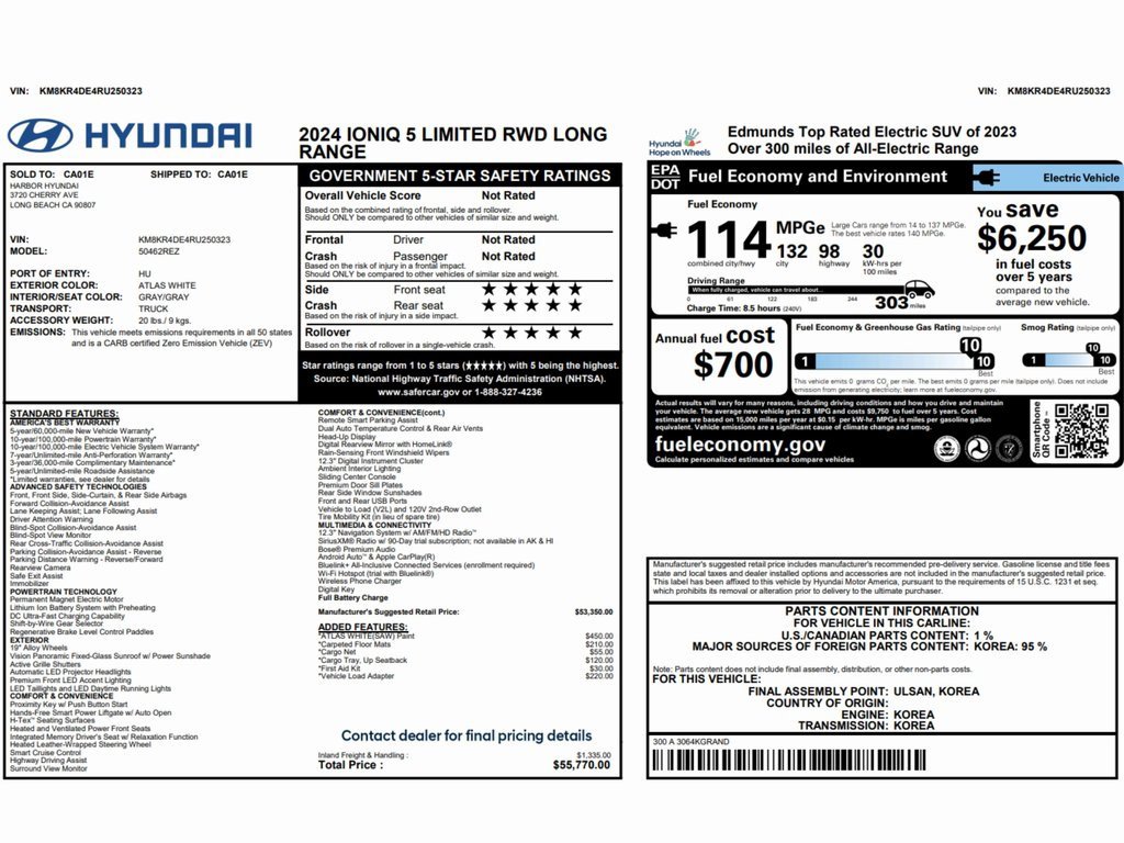 Used 2024 Hyundai Ioniq 5 Limited image 2