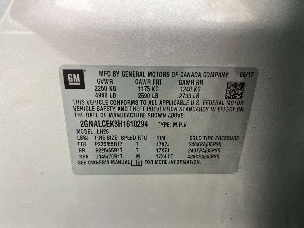 Used 2017 Chevrolet Equinox LT FWD image 27