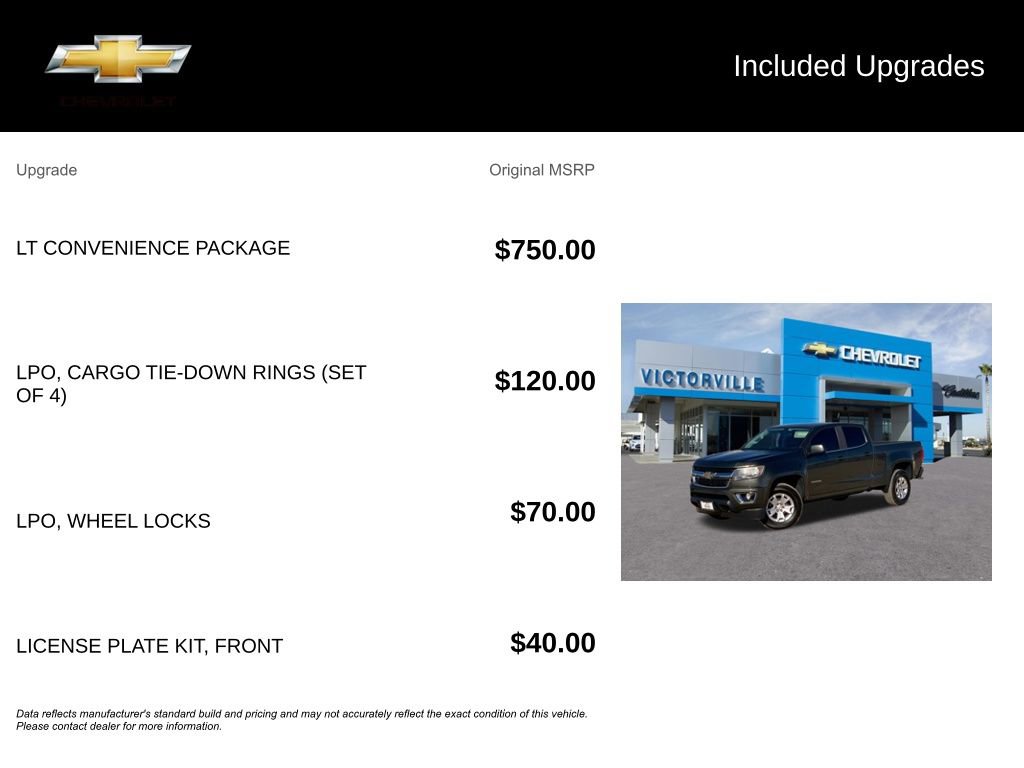 Certified 2018 Chevrolet Colorado LT w/ LT Convenience Package RWD image 5
