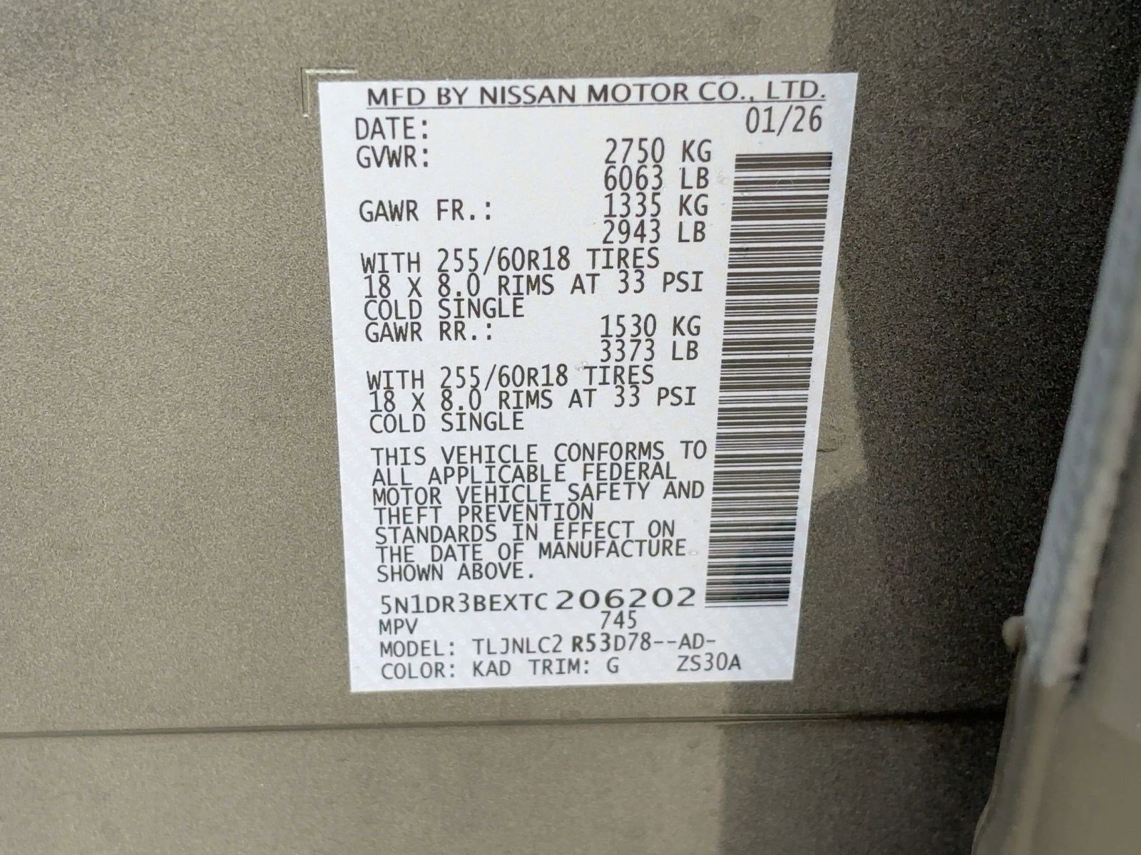 New 2026 Nissan Pathfinder SV image 19