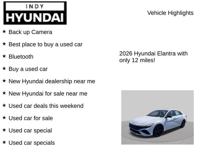 New 2026 Hyundai Elantra SEL Sport FWD image 7