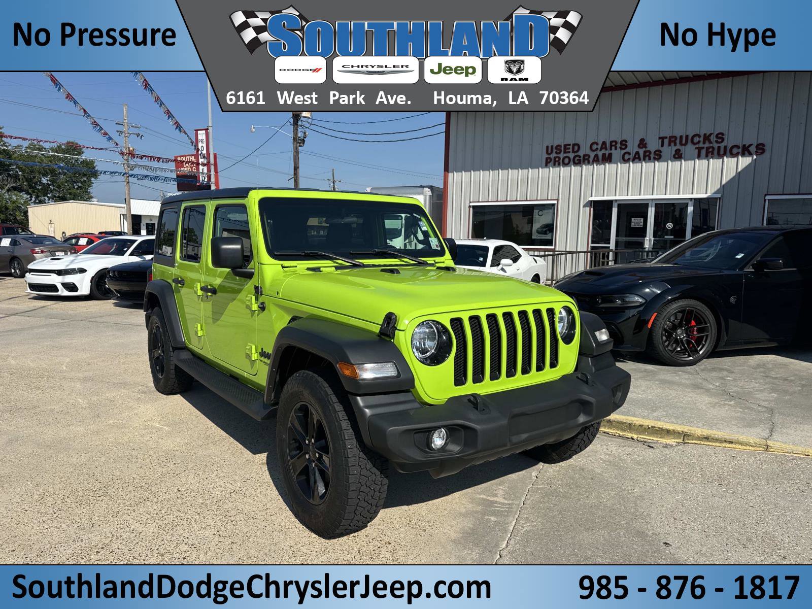 Certified 2021 Jeep Wrangler Unlimited Sport w/ Technology Group image 1