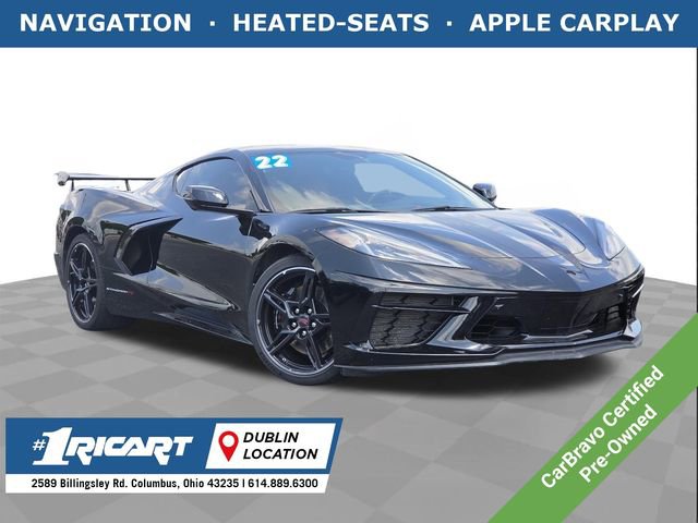 Used 2022 Chevrolet Corvette Stingray Premium Cpe w/ Z51 Performance Package RWD image 1