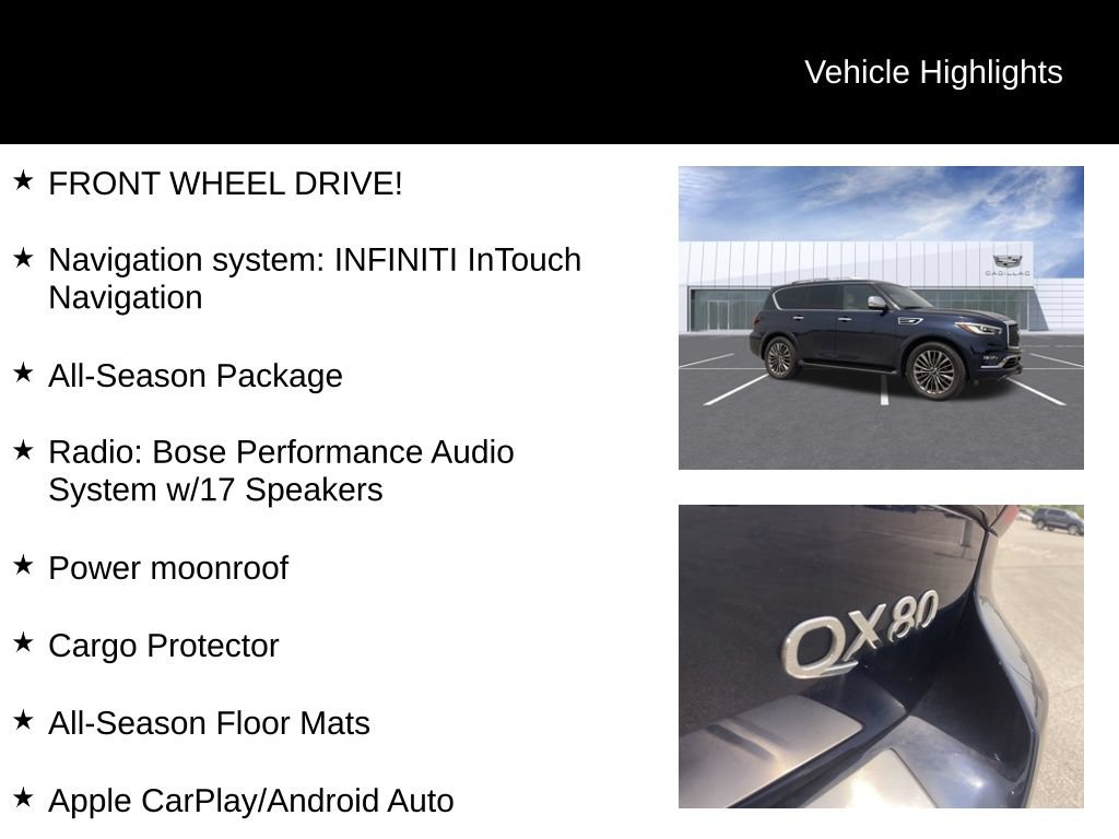 Used 2021 INFINITI QX80 Sensory w/ All-Season Package AWD/4WD image 10