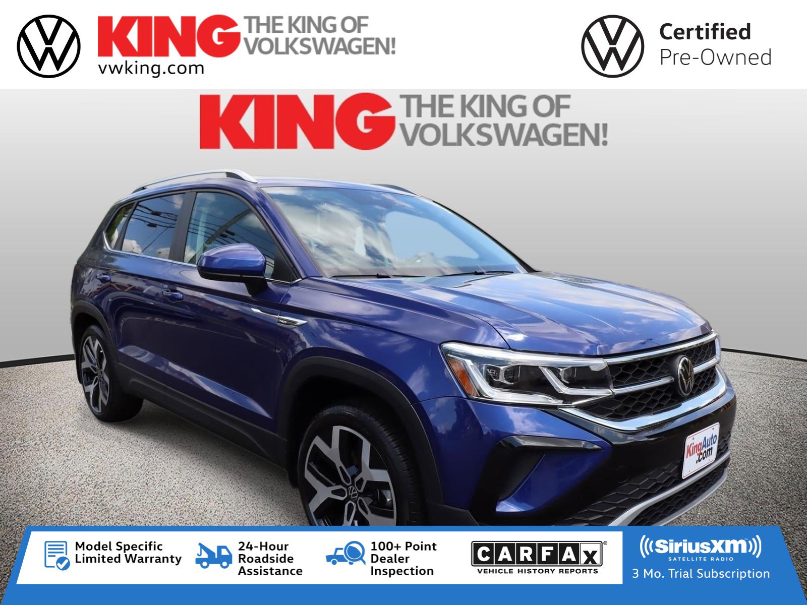 Certified 2023 Volkswagen Taos SEL AWD/4WD image 1