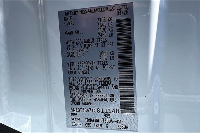 New 2026 Nissan Rogue SV image 8