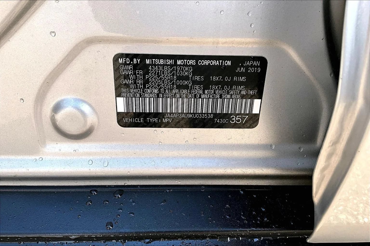 Used 2019 Mitsubishi Outlander Sport ES FWD image 19