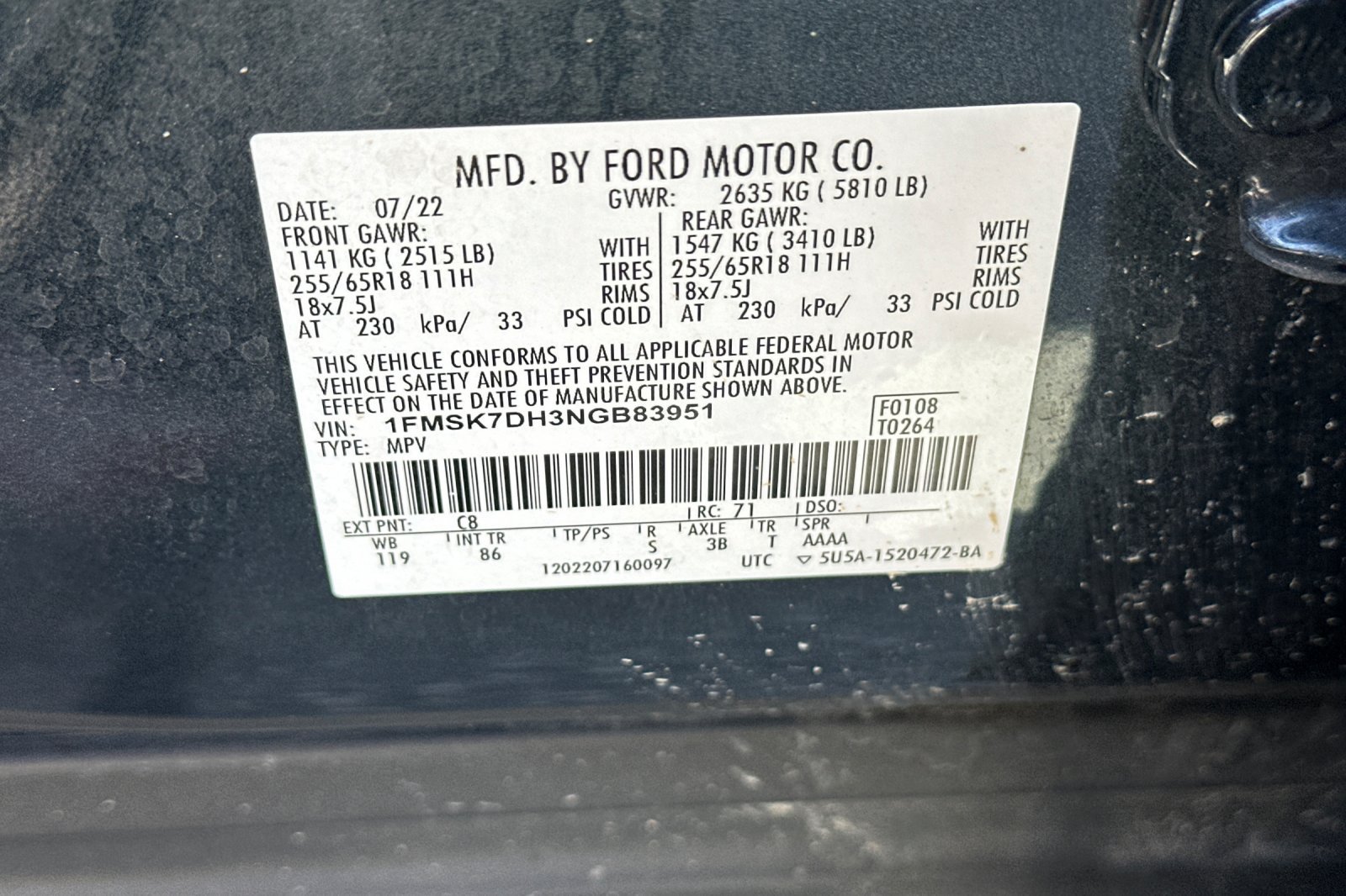 Used 2022 Ford Explorer XLT RWD image 29