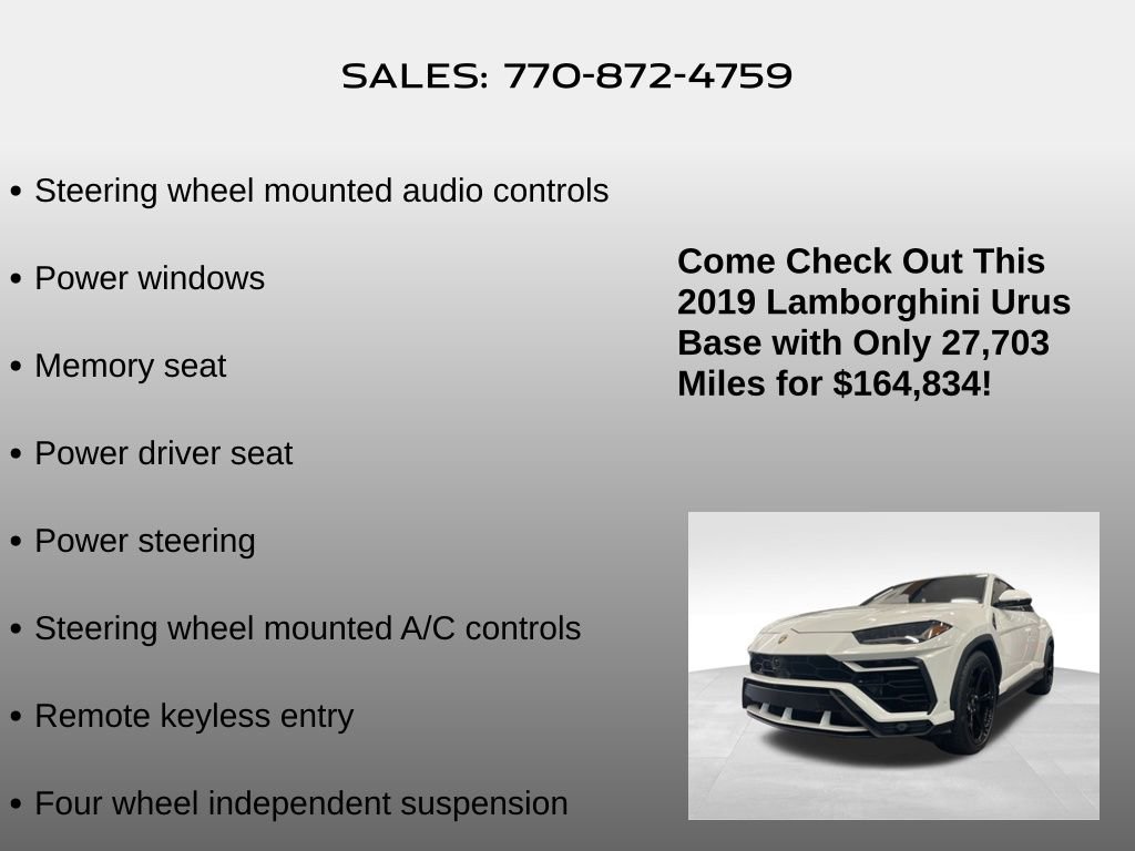 Used 2019 Lamborghini Urus image 20