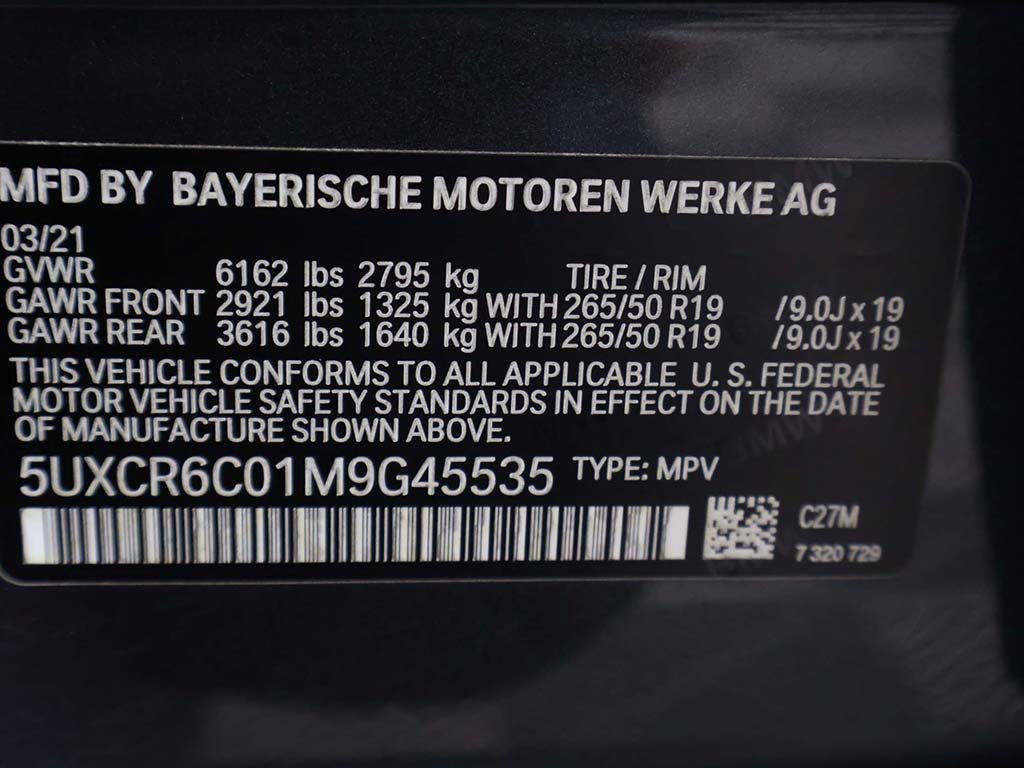 Used 2021 BMW X5 xDrive40i w/ Premium Package 2 image 63