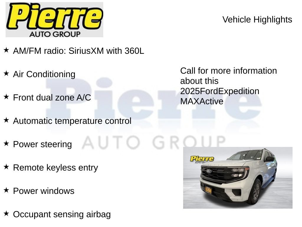 Certified 2025 Ford Expedition Max Active AWD/4WD image 14