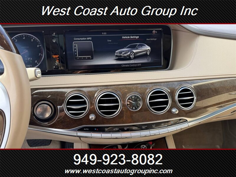 Used 2015 Mercedes-Benz S 550 Sedan w/ Premium 1 Package image 33