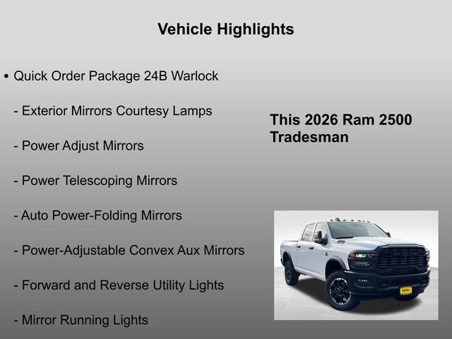 New 2026 RAM 2500 Tradesman image 15