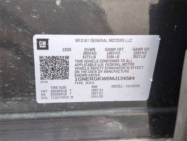 Certified 2021 Chevrolet Traverse LT image 32