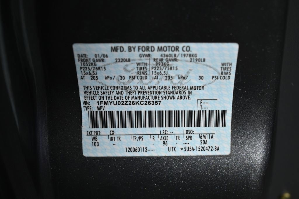 Used 2006 Ford Escape XLS image 25
