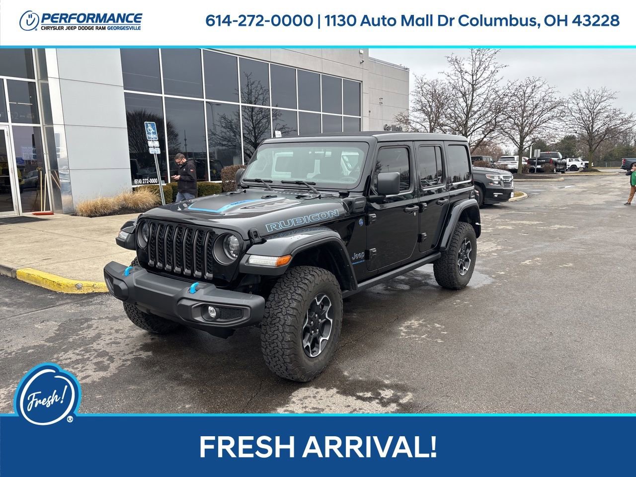 Used 2023 Jeep Wrangler Unlimited Rubicon 4xe w/ Cold Weather Group image 8