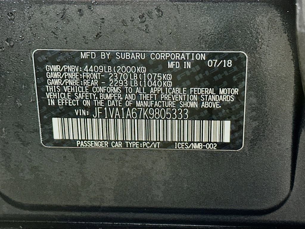 Used 2019 Subaru WRX image 31