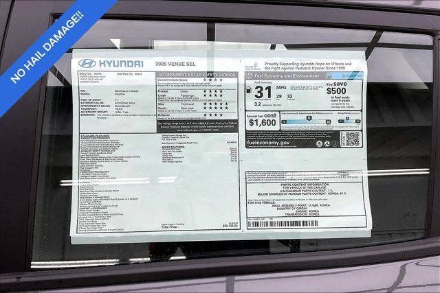 New 2026 Hyundai Venue SEL FWD image 40