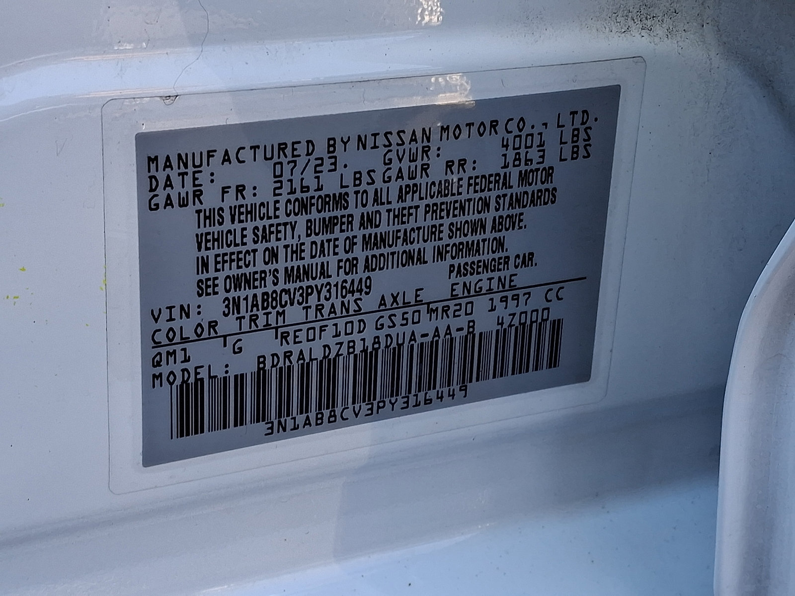 Used 2023 Nissan Sentra SV image 26