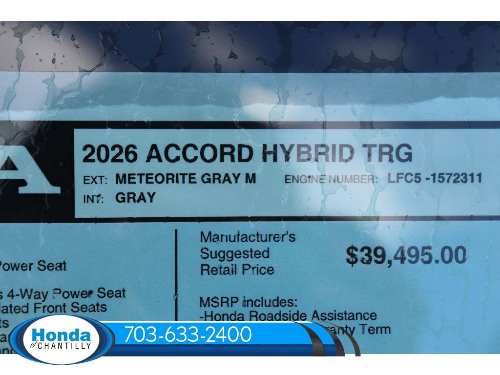 New 2026 Honda Accord Hybrid Touring image 33