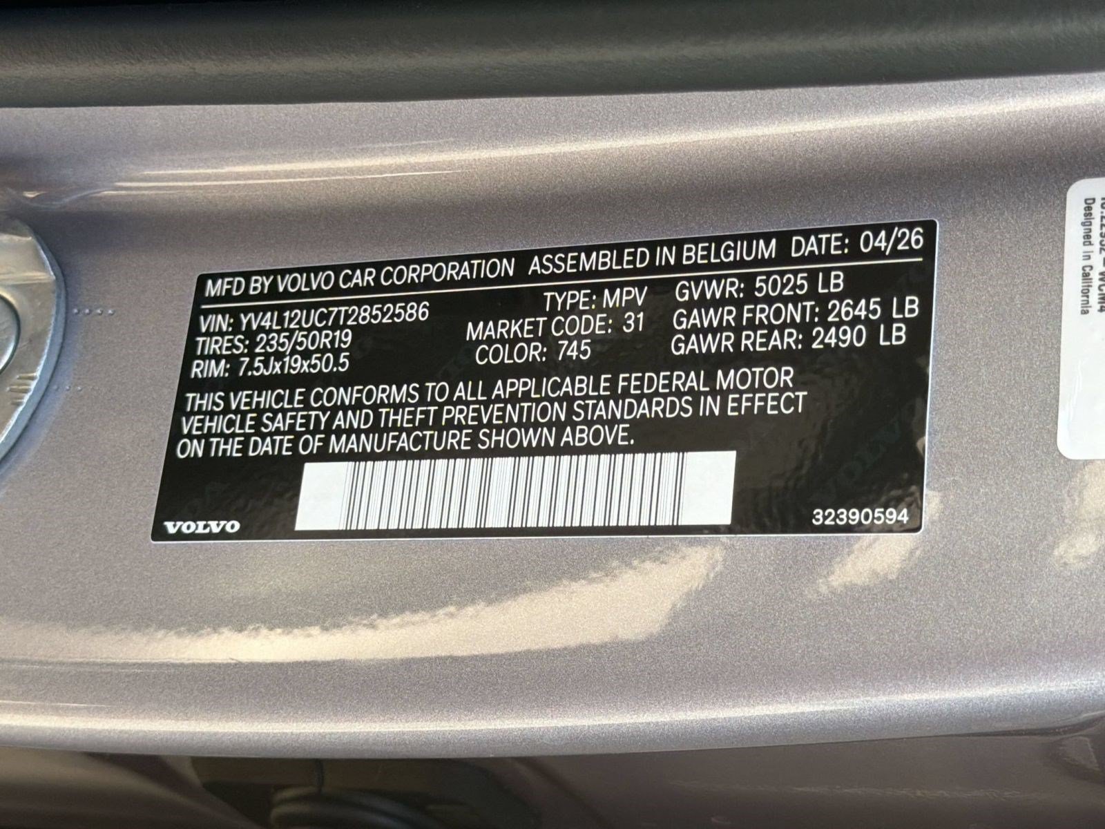 New 2026 Volvo XC40 B5 Plus w/ Protection Package Premier AWD/4WD image 26